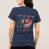 Cinco Colorwave Tiefnavy Tri-Blend Shirt (Rückseite)