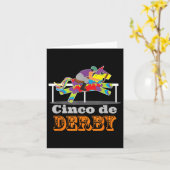 Cinco De Derby Niedlich Racing Cinco De Mayo Equ Karte (Gelbe Blume)