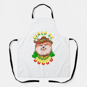 Cinco de Doggo Funny Spitz Schürze