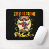 Cinco De Drinko Achos Cinco De Mayo Drink Funny Mousepad (Mit Mouse)