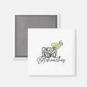 Cinco De Drinko Achos Funny Cinco De Mayo Drinks Magnet (Vorderseite/Rückseite)