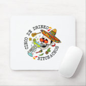 Cinco De Drinko Achos Funny Cinco De Mayo Mexican Mousepad (Mit Mouse)