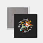 Cinco De Drinko Achos Mexican Cinco De Mayo Drinki Magnet (Vorderseite/Rückseite)