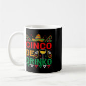 Cinco De Drinko Cinco De Mayo Funny 1 Kaffeetasse (Links)