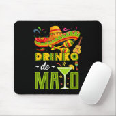 Cinco De Drinko Fiesta Mexican Cinco De Mayo Party Mousepad (Mit Mouse)