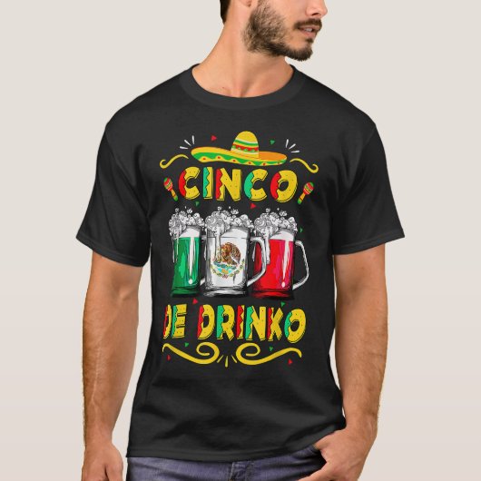 Cinco De Drinko Frauen Barkeeper De Mayo Tequila T-Shirt (Vorderseite)