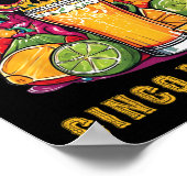 Cinco De Drinko Funny Cinco De Mayo Party Drinks Poster (Ecke)