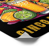 Cinco De Drinko Funny Cinco De Mayo Party Drinks Poster (Ecke)