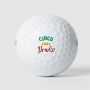 Cinco De Drinko Funny Cinco De Mayo Zitat Geschenk Golfball