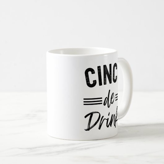Cinco De Drinko Graphic Niedlich - Cino de Mayo Kaffeetasse (VorderseiteRechts)