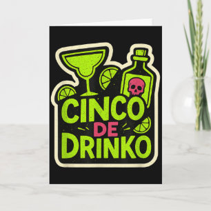 Cinco de drinko Party Cinco de Mayo Monats fiesta Karte
