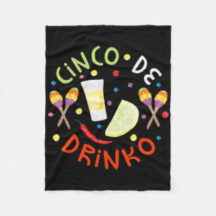Cinco De Drinko Shirt Männer Frauen Cinco De Mayo Fleecedecke