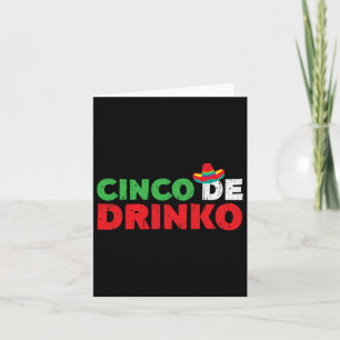 Cinco De Drinko Shirt Männer Frauen Cinco De Mayo Karte