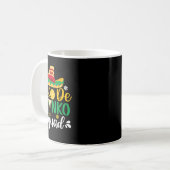 Cinco De Drinko Squad Funy 5 Cinco De Mayo Mexiko Kaffeetasse (Vorderseite Links)