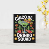 Cinco De Drinko Squad Karte (Gelbe Blume)