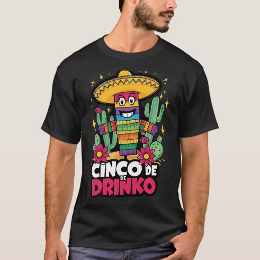 CINCO DE DRINKO T-Shirt (Vorderseite)