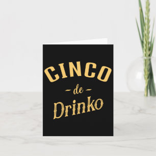 Cinco De Drinko - Women's Cinco De Mayo Cost Karte