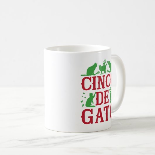 Cinco De Gato Kaffeetasse (VorderseiteRechts)