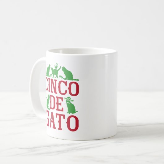 Cinco De Gato Kaffeetasse (Vorderseite Links)