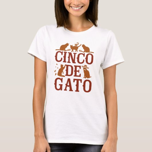 Cinco De Gato T-Shirt (Vorderseite)