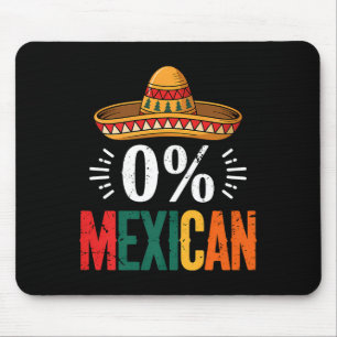 Cinco de mayo 0% mexikanisch lustig sombrero party mousepad