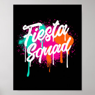 Cinco De Mayo 2025 Fiesta Squad Fiesta Mexican Col Poster