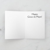 Cinco de Mayo 5. Mai Grußkarte zum Anpassen Karte (Innenseite)