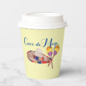 Cinco de Mayo 8oz Paper Cup, Lid Pappbecher (Vorderseite)