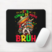 Cinco de Mayo Alter Junge mit Dabbing-Geste mexika Mousepad (Mit Mouse)