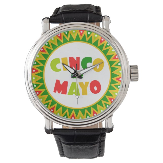 Cinco de Mayo Armbanduhr (Vorderseite)