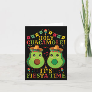 Cinco De Mayo Avocado Heiliger Guacamole Es ist Fi Karte