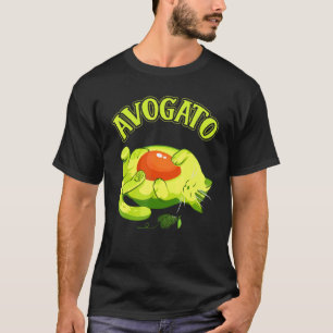 Cinco De Mayo Avocado Mexiko Mau Avogato Katze T-Shirt