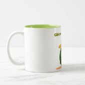 Cinco De Mayo Avocado Zweifarbige Tasse (Links)