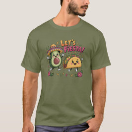 Cinco de Mayo Avocados und Tacos Fiesta feiern T-Shirt
