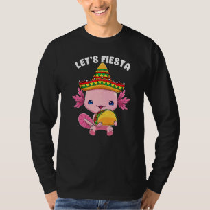 Cinco De Mayo Axolotl Taco Niedlicher mexikanische T-Shirt