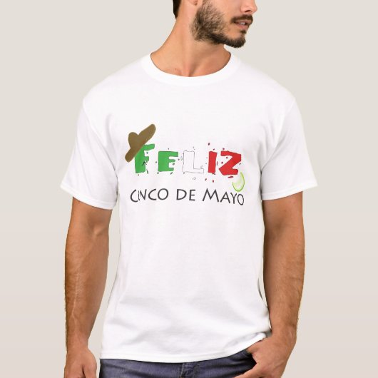 Cinco De Mayo Ay! Yi! Yi! T-Shirt (Vorderseite)