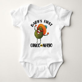 Cinco de Mayo Baby's First Cinco de Mayo Baby Strampler