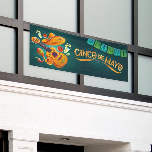 Cinco De Mayo Banner (Äußeres Gebäude)
