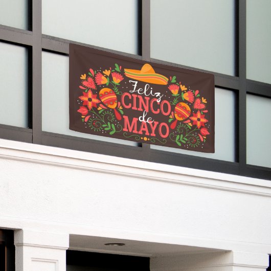 Cinco De Mayo Banner (Äußeres Gebäude)