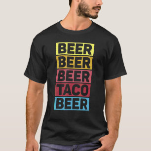 Cinco De Mayo Beer Beer Taco Beer Mexikanisches Pa T-Shirt