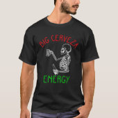 Cinco De Mayo Big Cerveza Energy Mexican Men Skele T-Shirt (Vorderseite)