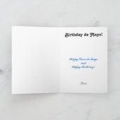 Cinco de Mayo Birthday Card Karte (Innenseite)