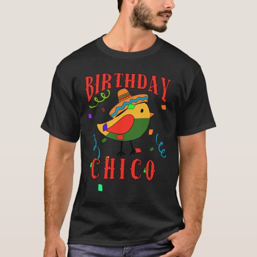 Cinco de Mayo Birthday Chico T-Shirt (Vorderseite)