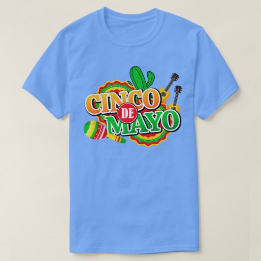 Cinco De Mayo Birthday Holy Guacamole Mexican Fies T-Shirt (Design vorne)