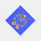 Cinco De Mayo Blume und Gitarren Serviette (Ecke)