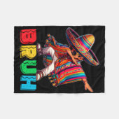 Cinco De Mayo Bruh Dabbing Mexican Boy Poncho Kids Fleecedecke (Vorderseite (Horizontal))