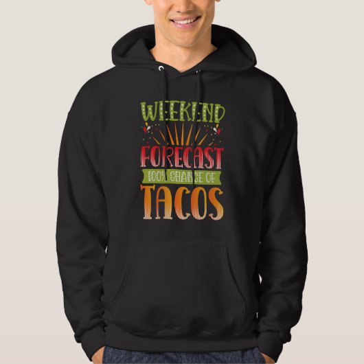Cinco De Mayo, Buritos , Mexico Tacos and Avocado  Hoodie (Vorderseite)