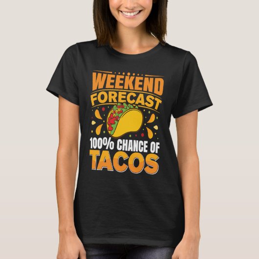 Cinco De Mayo, Buritos , Mexico Tacos and Avocado  T-Shirt (Vorderseite)