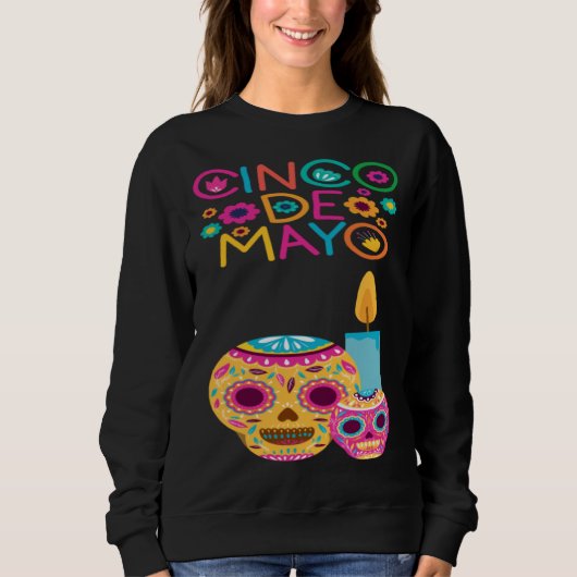 Cinco De Mayo Burritos Mexico Tacos and Avocado 10 Sweatshirt (Vorderseite)
