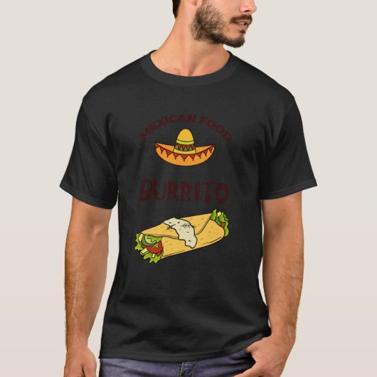 Cinco De Mayo Burritos Mexico Tacos and Avocado 1 T-Shirt (Vorderseite)